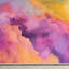 Tapis abstrait nuage pastel abstrait 5 pi x 7 pi