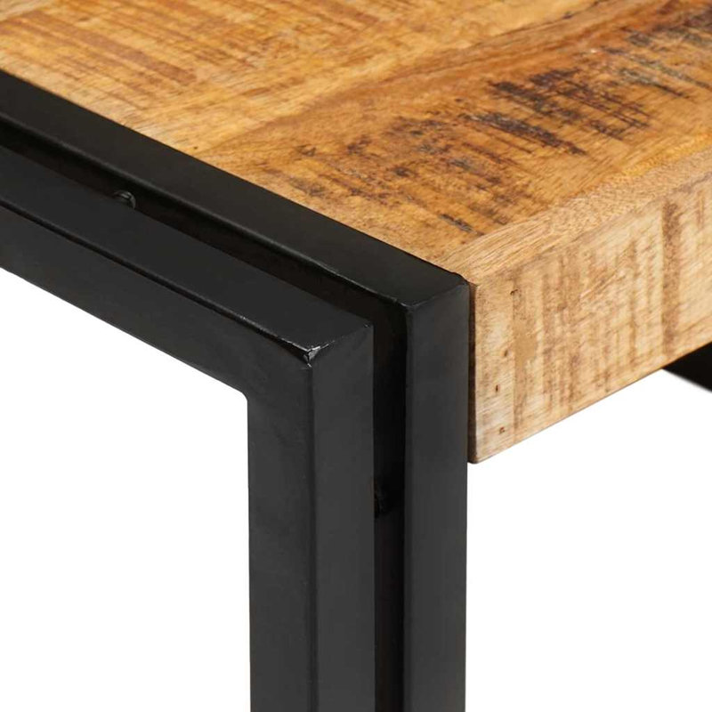  Bathroom Shelf 80 X 50 X 23 Cm Solid Mango Wood, Natural