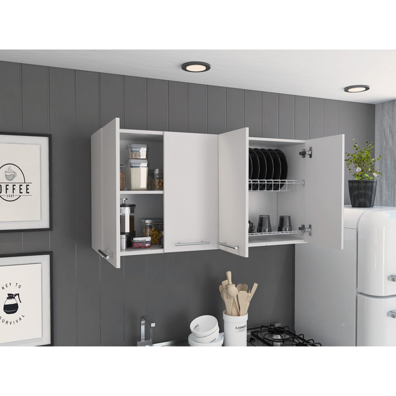 Armoire murale Stockton, Blanc