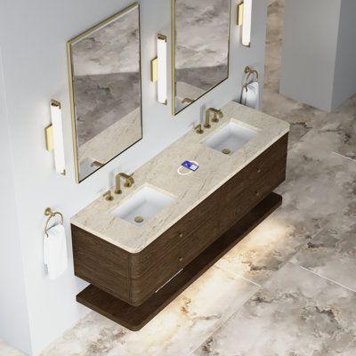 Allamari 72" W Double Vanity