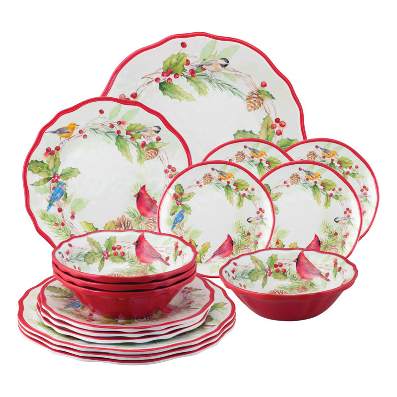 Denizhan Melamine Dinnerware Set 16 Piece - Service for 4