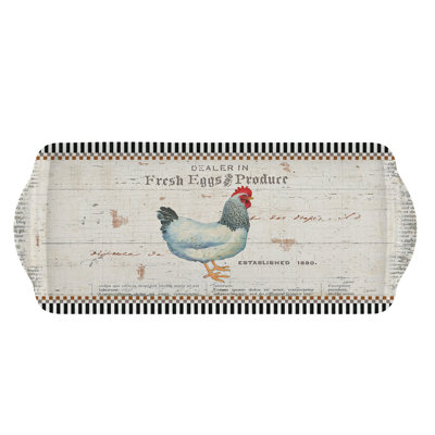 Pimpernel On The Farm Melamine Sandwich Tray 15.1X6.5"