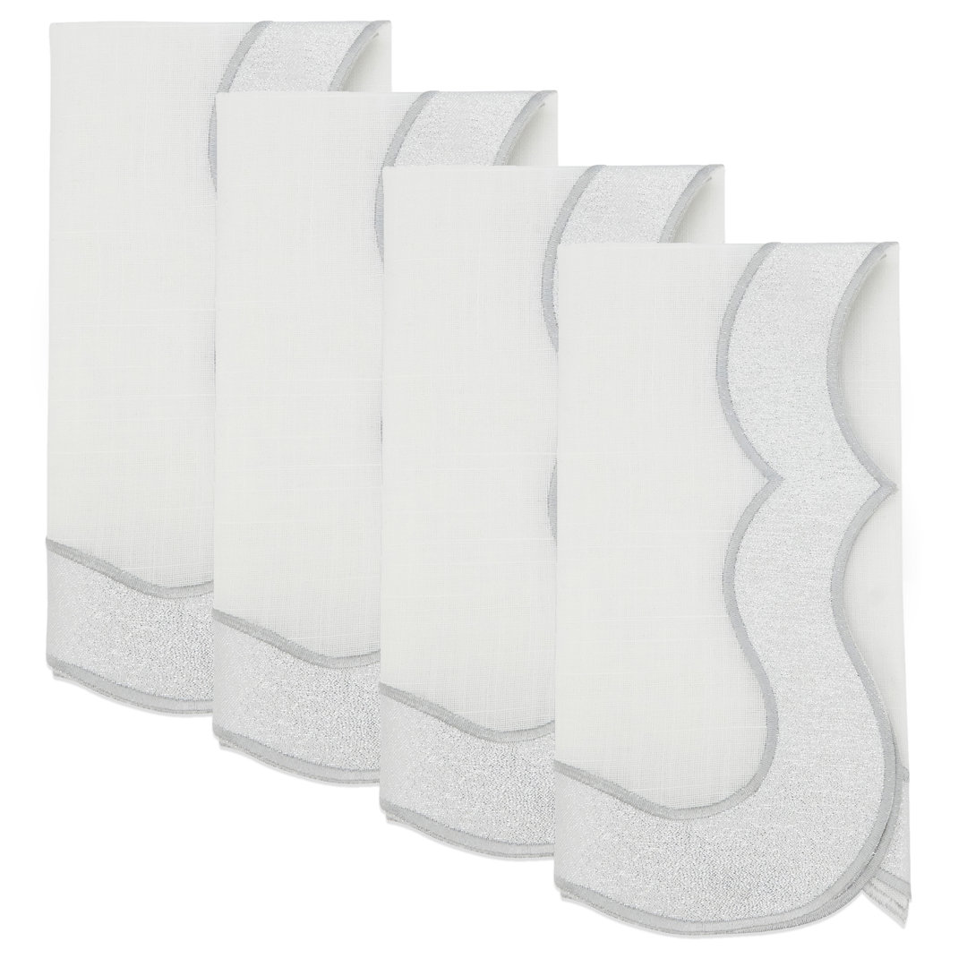 Peluso Glimmering Metallic Table Napkin (Set Of 4) 20S (Set of 4) Winston Porter 