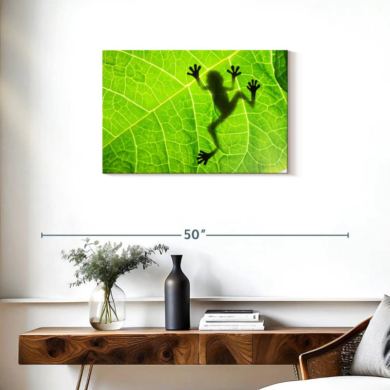 Brampt Frog Leaf Shadow, 20" H x 30" W