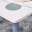 Kids 3 Piece Square Play Or Activity Table and Chair Set