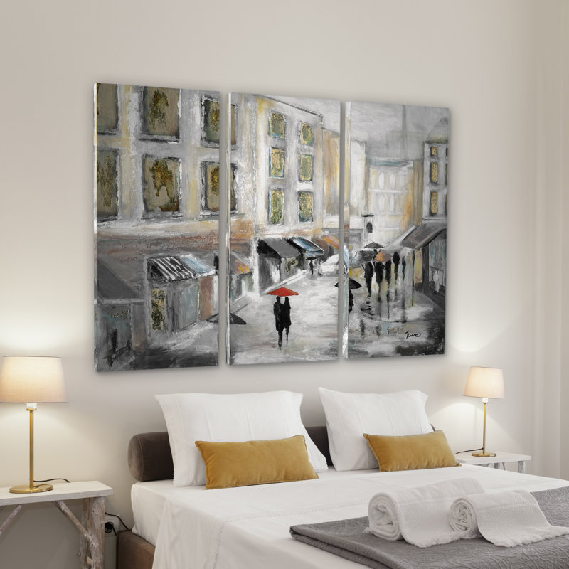 Marché du dimanche-multi-pièces sur toile tendue, H 24 po x l 36 po x P 1,5 po