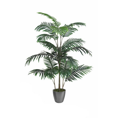 Faux Palm Plant in Planter