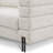 Sofa York Seashell Off-White Bronze Finish