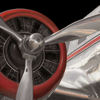 Voyage en avion foncé II