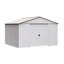 10x8 Classic Steel Storage Shed Eggshell