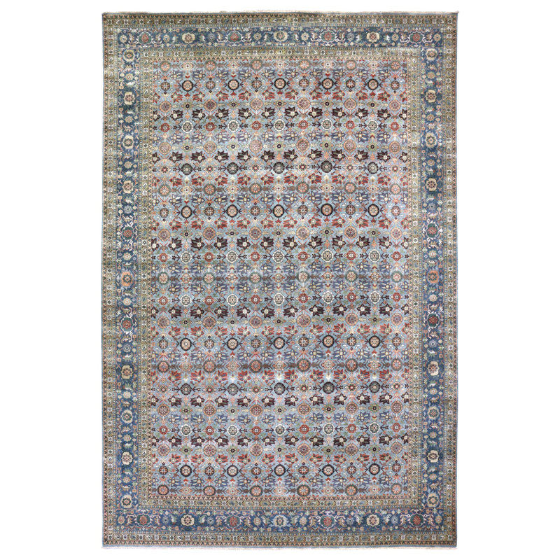Mina Khani Hand Woven Wool Area Rug, Rectangle 12'1" x 18'2"