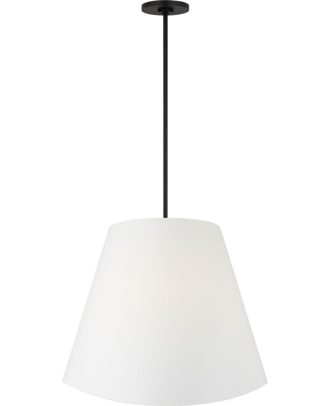 Store suspendu Beauvoir, Nuit noire, H 19,88 po x l 23,88 po x P 22,38 po