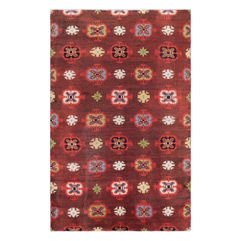 One-of-a-Kind 5'10”x9'6” Hand Knotted Area Rug