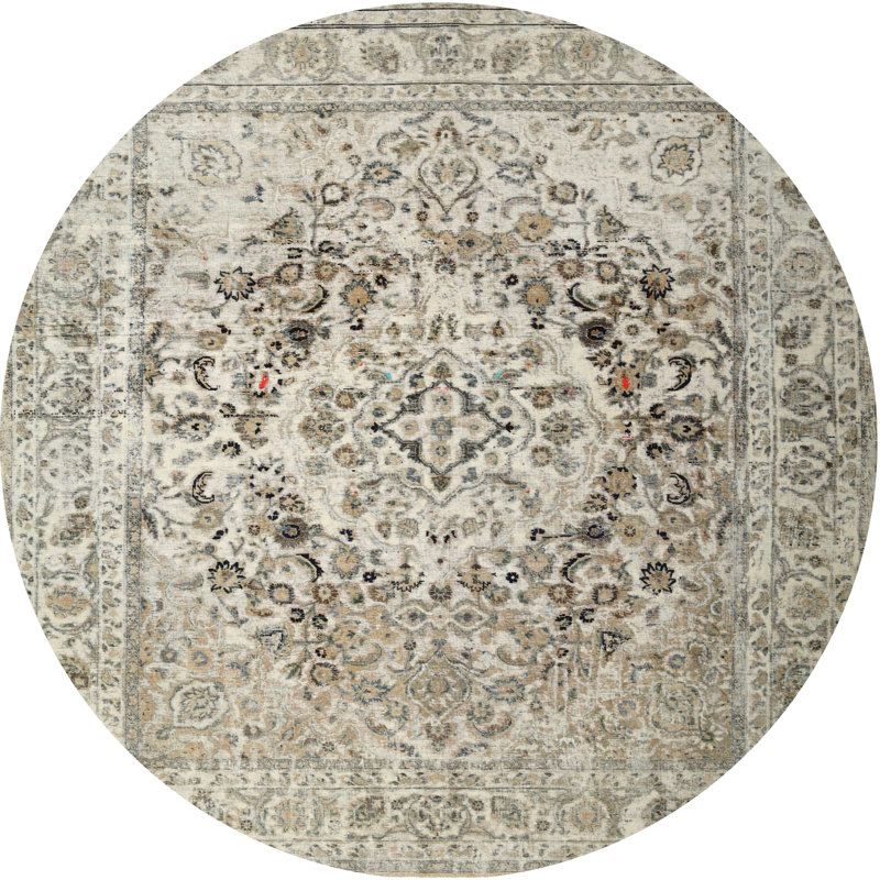 Cartie Oriental Indoor Rug, Round 3'