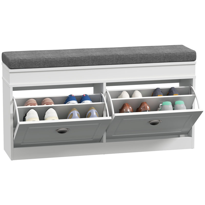 8 Pair Shoe Storage Bench