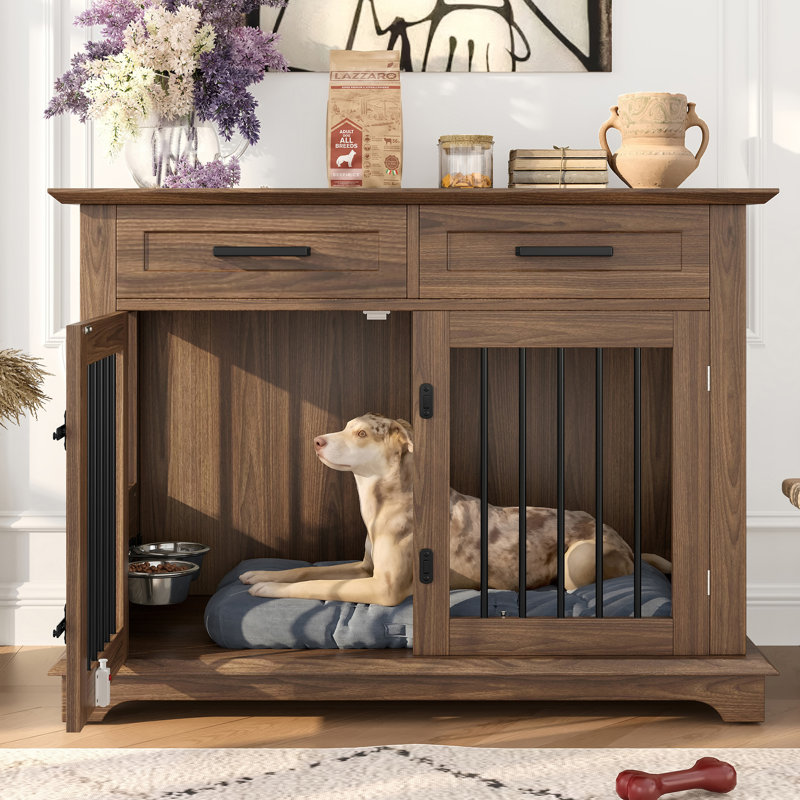 Meuble pour chien 44,48 po, Brun