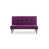 100 % polyester mauve est en rupture de stock