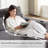 Arlynda 126"W Luxury Corduroy Modular Chaise Lounge RAF LAF Sectional, Ottoman, USB Port, Cup Holders-716088275