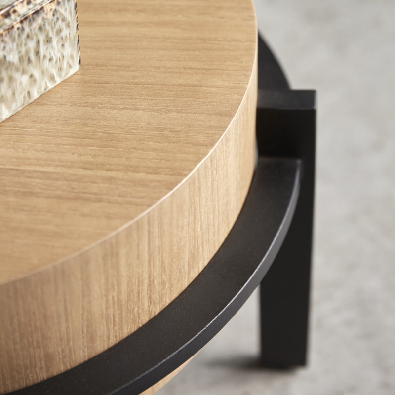 Ava 53cm W Solid Wood Bedside Table