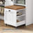 20 Pair Shoe Storage Organizer with Adjustable Shelves, Doors, and Lockable Casters