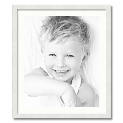 Wood Matte Picture Frame with Mat
