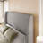 Belo King Light Gray Upholstered Wingback Platform Bed-435998059-435998058