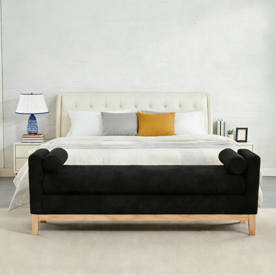 Banc rembourré 66,34 po Boucle