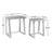 Solaris Solid Wood Nesting Tables
