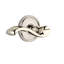 Grandeur Georgetown Rosette Passage with Portofino Lever-539842002-543759800-590269202