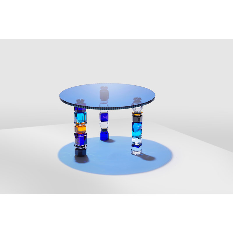 Detroit Glass End Table