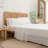 BESTOUCH Flat Sheet 100% Washed Cotton Linen Feel Lightweight-115234739-115234737