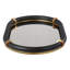 Plateau ovale noir Uttermost