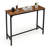 Ireonna Rectangular with Steel Base Dining Table