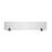 Worcester Wall Mounted Glass Shelf with Traditional Chrome Brackets 60cm