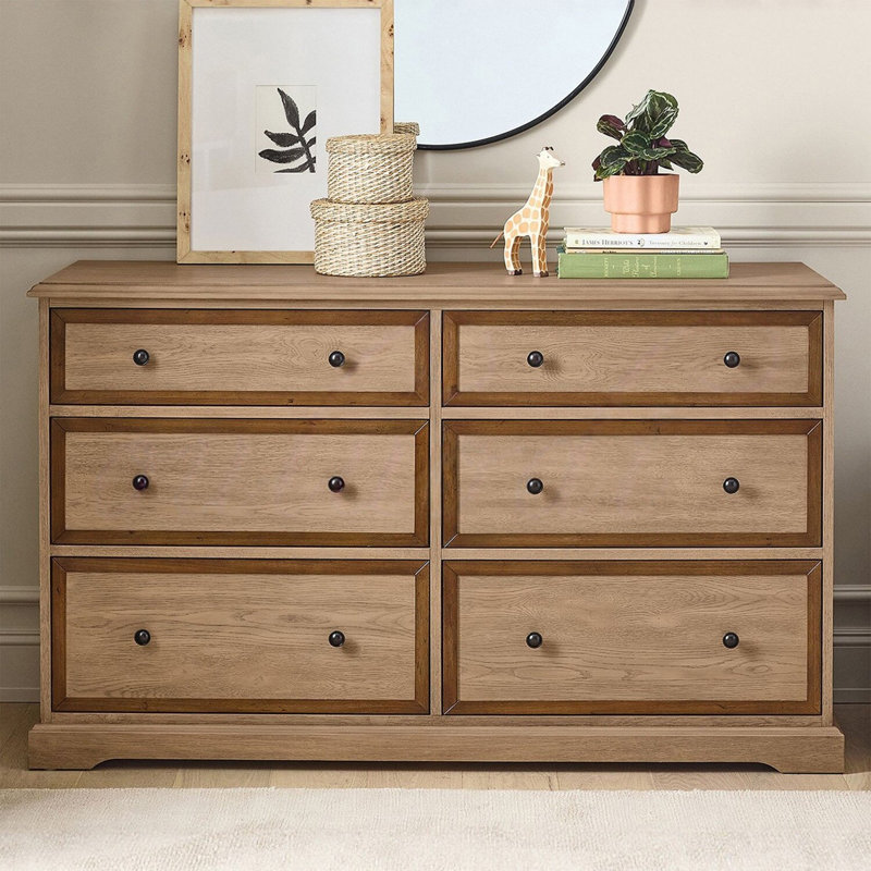 Commode à six tiroirs de style américain