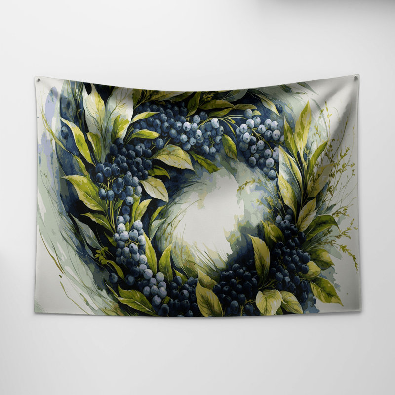 Tapisserie murale «Fruit Service Berry», 68 po x 80 po