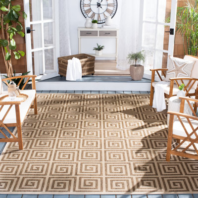 Carovella Performance Geometric Indoor/Outdoor Area Rug