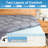 Macdougal Double Layer 4-Inch Mattress Topper, Including 2'' Gel Memory Foam Topper + 2'' Quilted Mattress Cover Set-1415305543-1412767318
