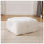 Fauteuil d'appoint modulaire sans accoudoirs avec repose-pieds, canapé moderne à assise profonde et moelleux pour le confort du salon et de la chambre à coucher-130790982