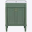 Meuble-lavabo 24 po avec lavabo supérieur, meuble de rangement moderne à 2 niveaux, meuble-lavabo simple, grandes tablettes de rangement (Remplacer SW000102AAF)-108840376