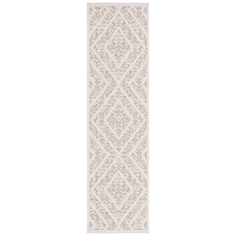 Alibek Performance Geometric Indoor/Outdoor Area Rug, Runner 2'2" x 8'