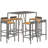 Fayez Bar Set with Stools