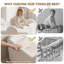 Toddler Cloud‑Shaped Upholstered Bed Frame, Child‑Safe Rounded Edges, Easy Assembly, Kids Bedroom Furniture-208315852