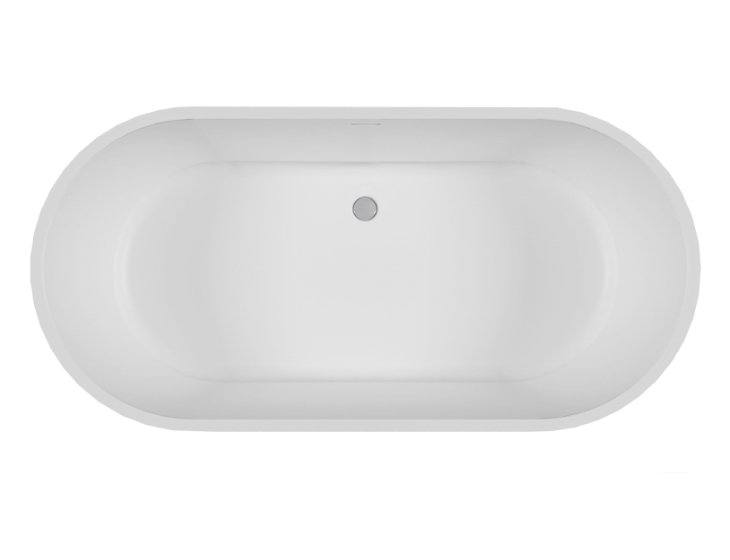 Boutique Evalina Air Bath Tub, Gloss White