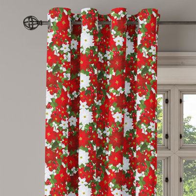 Sateen Blackout Curtains / Drapes Single Panel