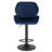 Dequavious Swivel Upholstered Adjustable Height Counter Stool with Metal Frame-1219809669
