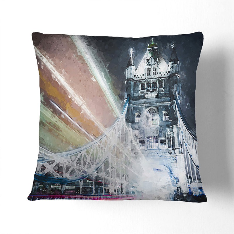 Square Throw Cushion, White, 40cm H x 40cm W x 15cm D