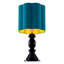 CDJ Table Lamp Dionne piano black finish incl shade-1147986470