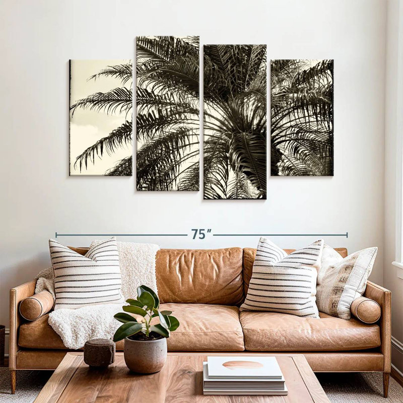 Harnek Palm Tree Sepia I, 42'' H x 68'' W