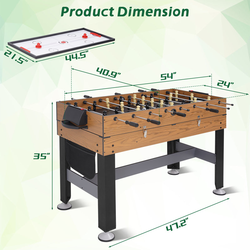 54 L 4 Game Multi Game Table